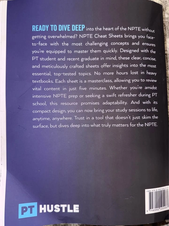 NPTE Cheat Sheets: Toughest NPTE Concepts - photo 3