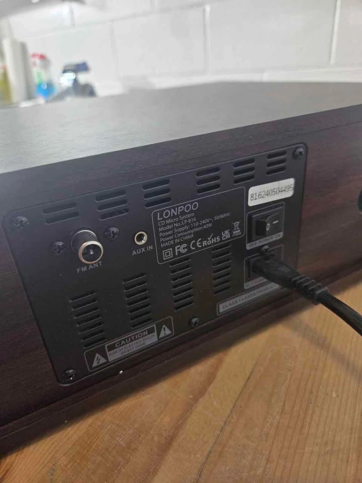 Bluetooth Stereo System with CD Player FM Radio, New - photo 5