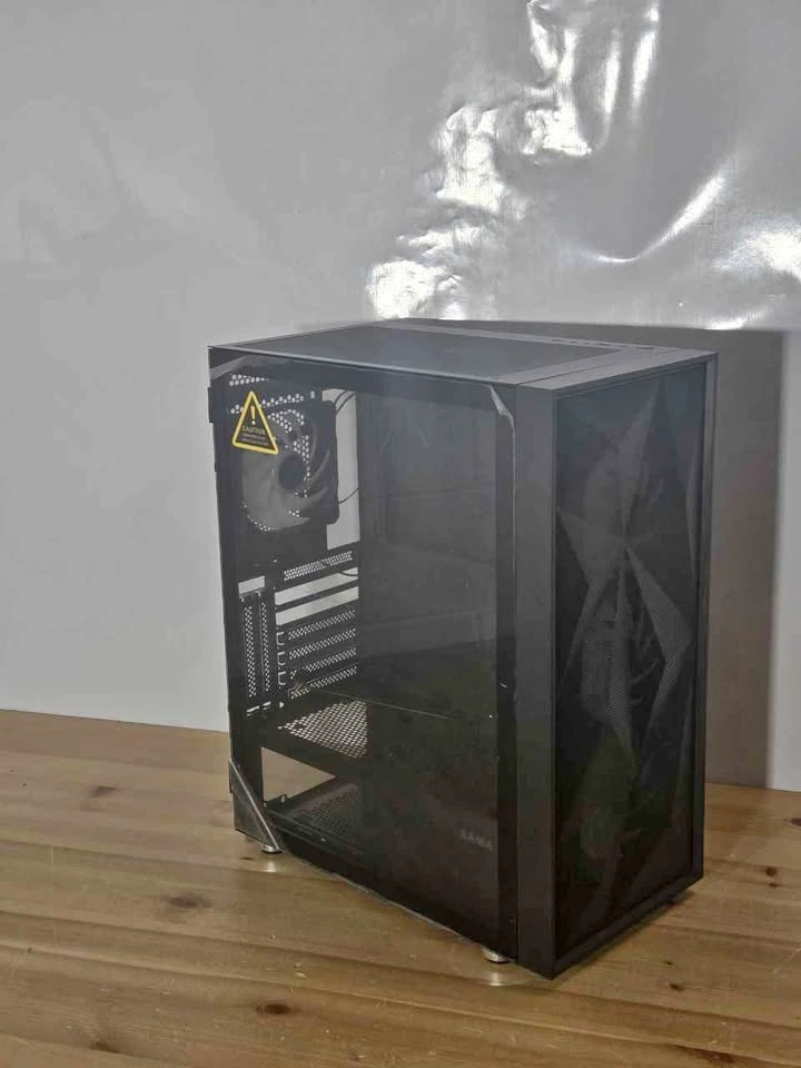 SAMA ATX PC Case Mesh Front ARGB Fans Tempered Glass New