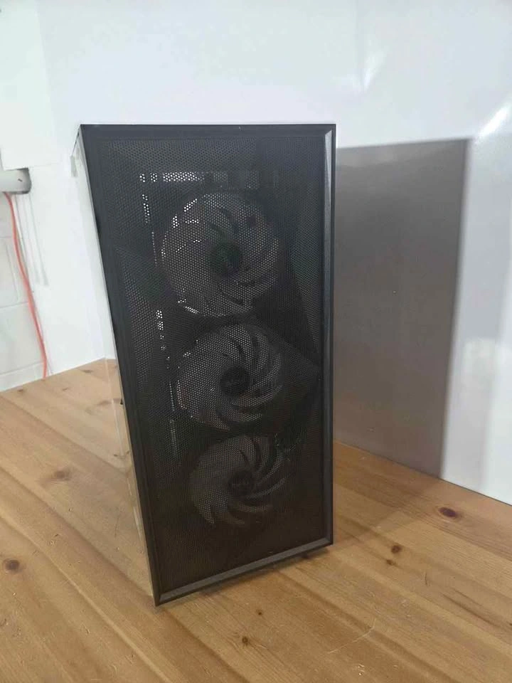 SAMA ATX PC Case Mesh Front ARGB Fans Tempered Glass New - photo 3