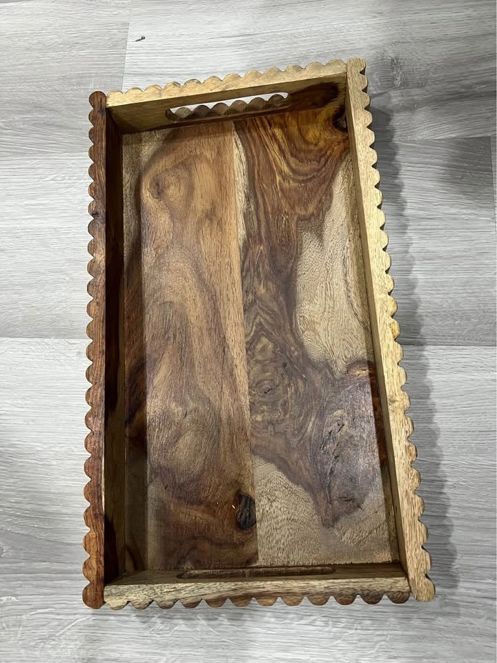 Wooden Serving Tray 15" - photo 3