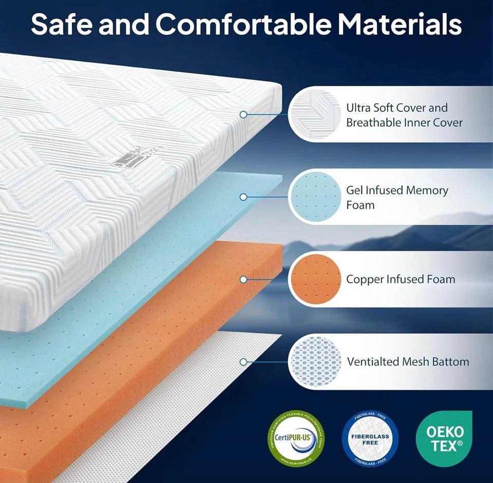 Queen Bed Frame + Free Mattress Topper - photo 2