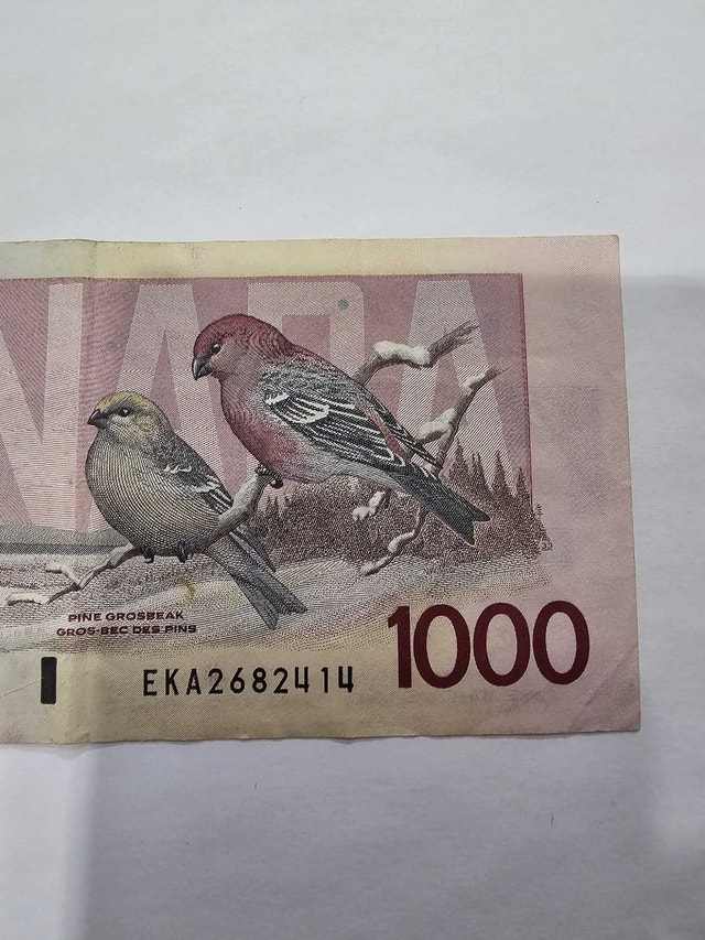 Canadian $1000 Bill 1988 - photo 5