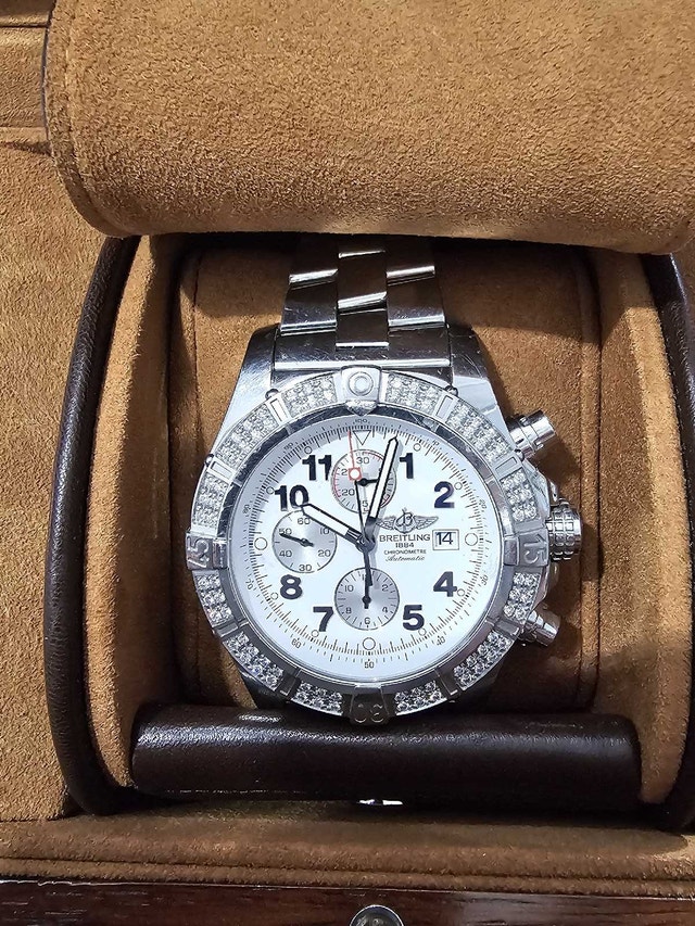 Breitling Chronometer Automatic Mens Running Watch A13370