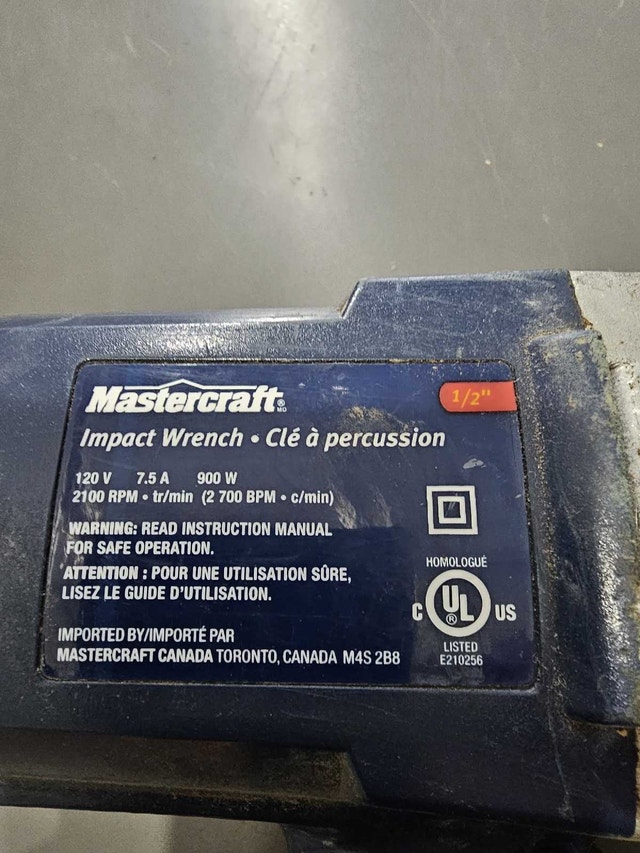 Mastercraft Impact Wrench - photo 2