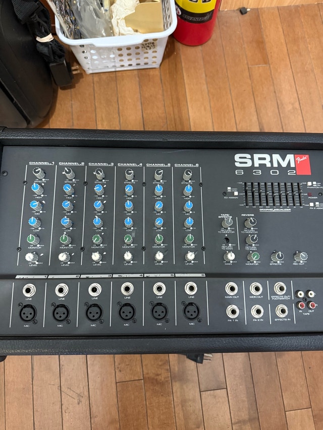 Fender SRM 6302 Powered Mixer