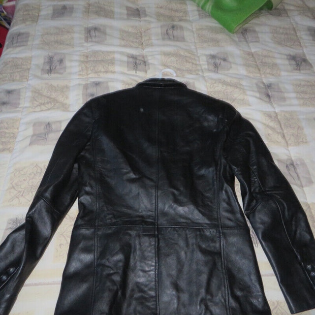 DANIER MENS LEATHER BLACK JACKET EXTRA SMALL - photo 3