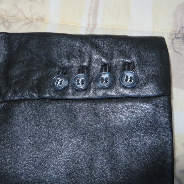DANIER MENS LEATHER BLACK JACKET EXTRA SMALL - photo 4
