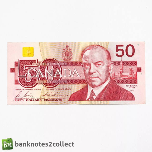 1988 Canadian $50 Banknote
