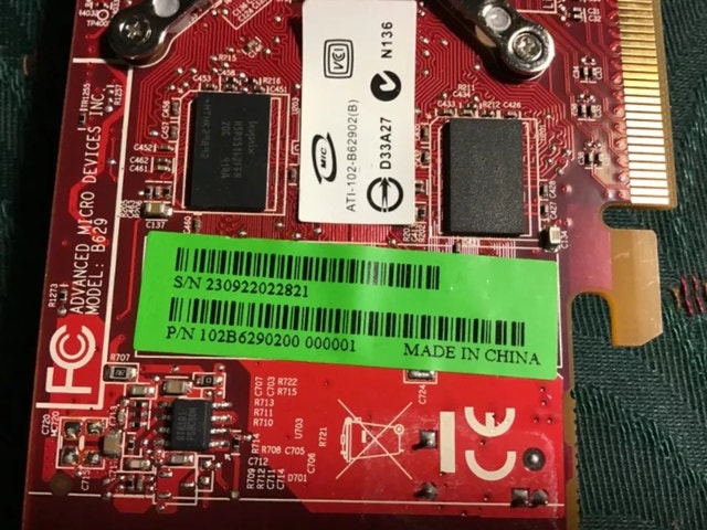 ATI Radeon B629 256MB Low Profile Graphics Card - photo 3