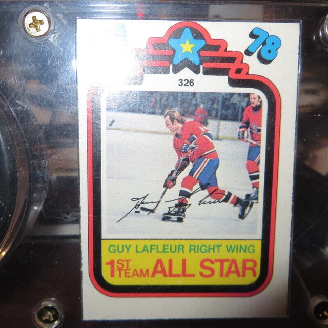 Guy Lafleur Puck and Card Collectible - photo 3