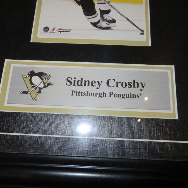 SIDNEY CROSBY FRAMEWORTH FRAMED NUMBER & PICTURE 22X12 - photo 2