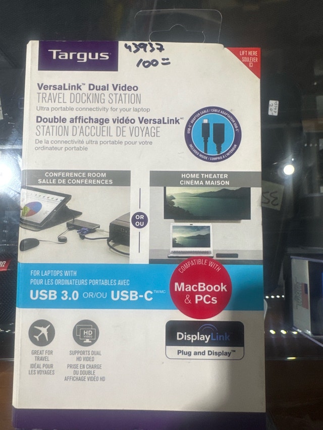 Targus VersaLink Dual Video Travel Docking Station