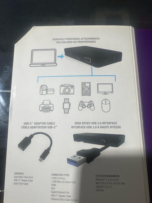 Targus VersaLink Dual Video Travel Docking Station - photo 4