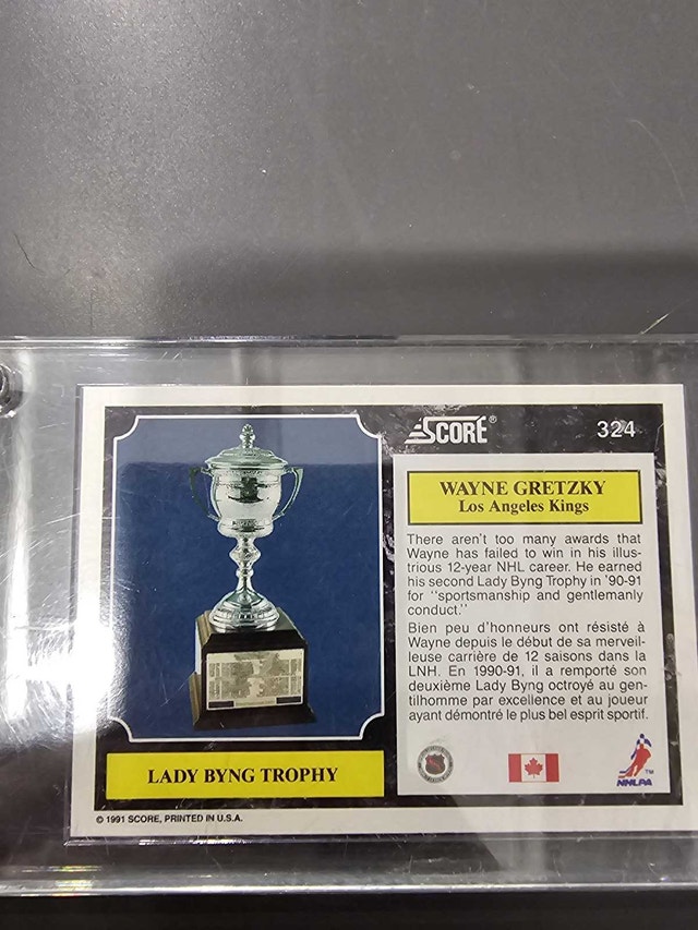 Wayne Gretzky Score 91 Card - photo 2