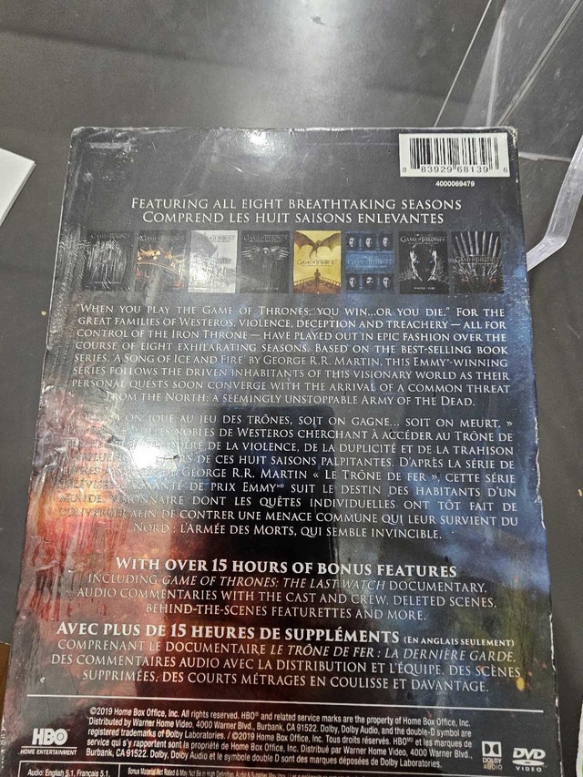 Game of Thrones Complete Series Blu-ray - photo 4