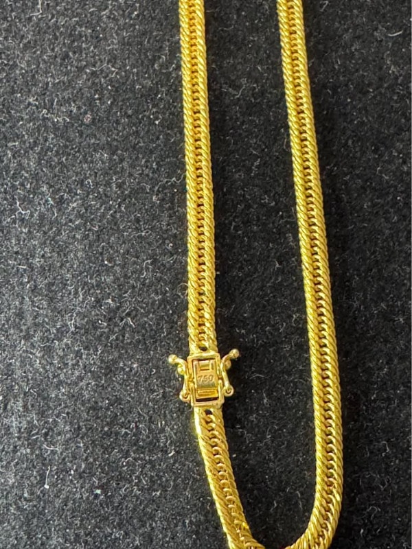 18K Yellow Gold Chain - 750 Stamped, 6g, 20" - photo 3