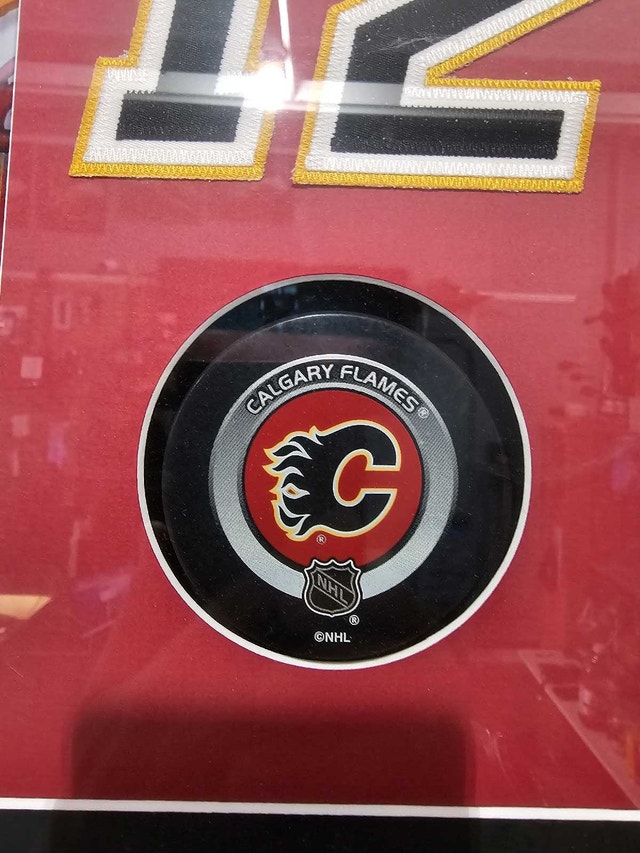 Flames Signed Hockey Picture Jarome Iginla - photo 2