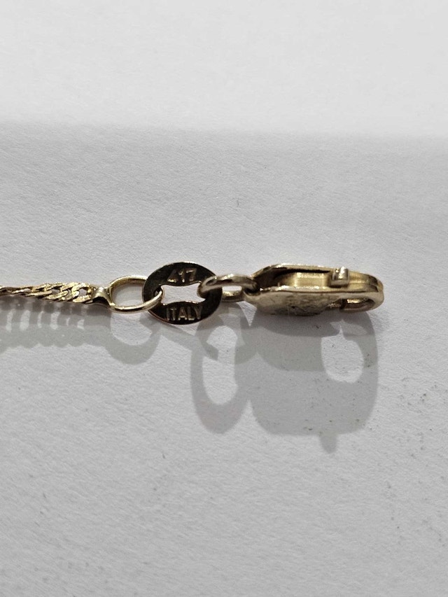 Fatima Necklace 10k Gold 5 Grams 20 Inch - photo 3