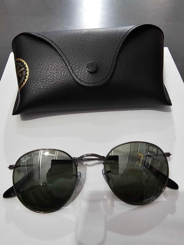 Rayban Round Metal Sunglasses