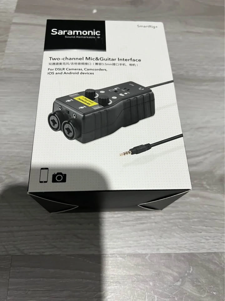 Saramonic 2-Ch Audio Interface for Smartphones, Tablets & Camera - photo 4