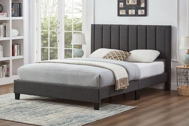 Brand New Black & Grey Queen Bed Frame for Sale!! - photo 2