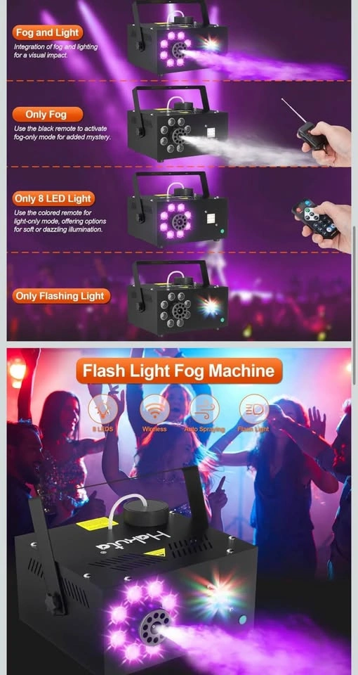 Hakuta Fog Machine with 13 Colors, 500W - photo 3
