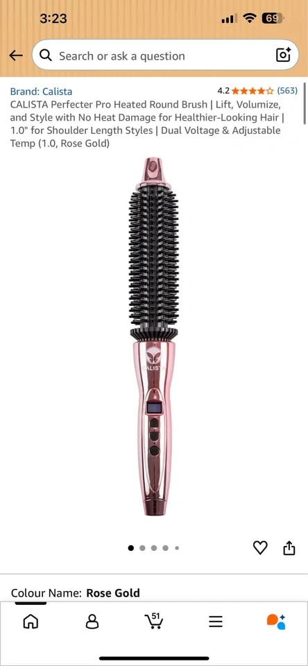 CALISTA Perfecter Pro Heated Round Brush - photo 4