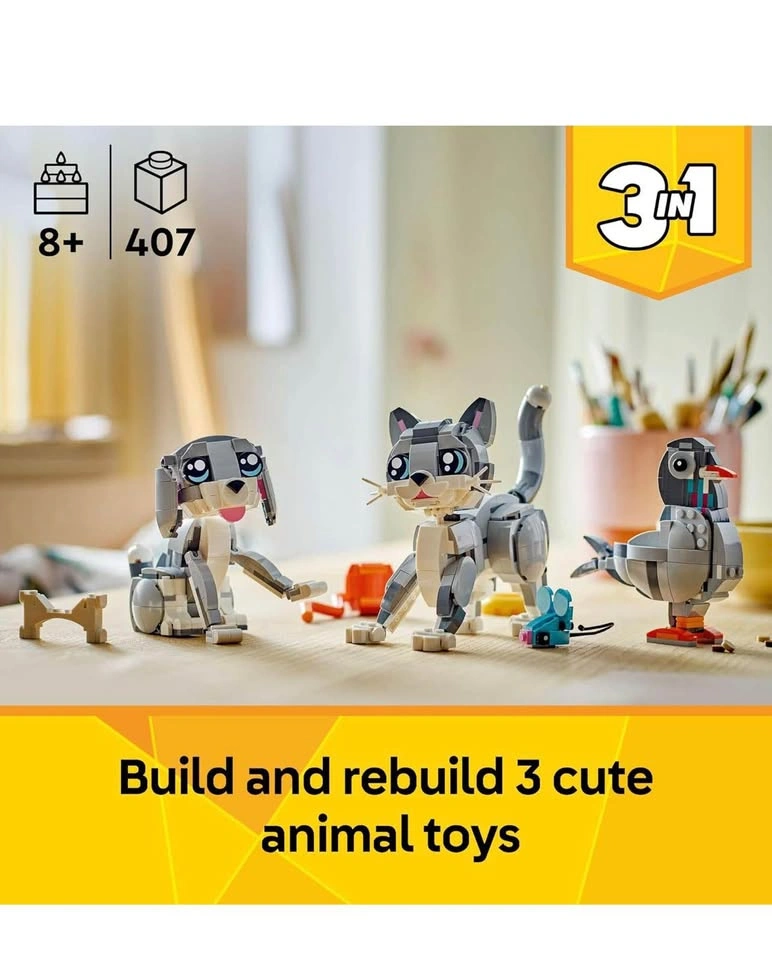 LEGO Creator 3 in 1 Playful Cat Toy (31163) - photo 3