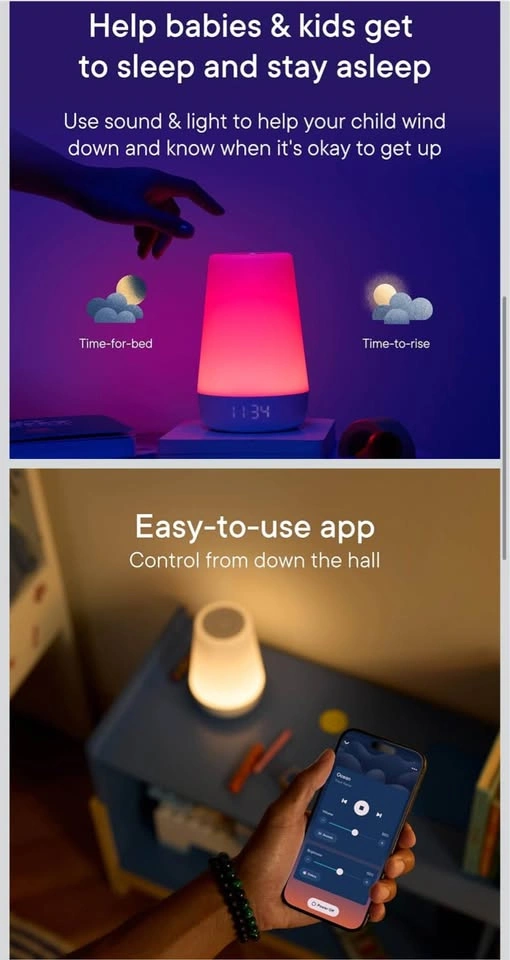 Hatch Rest Baby Sound Machine, Night Light | 2nd Gen - photo 3