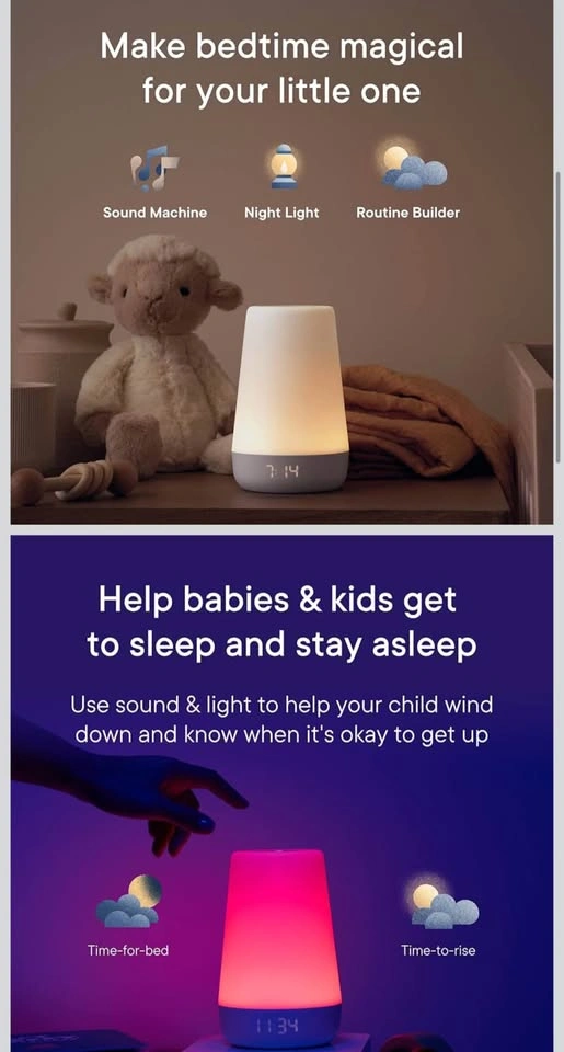 Hatch Rest Baby Sound Machine, Night Light | 2nd Gen - photo 4