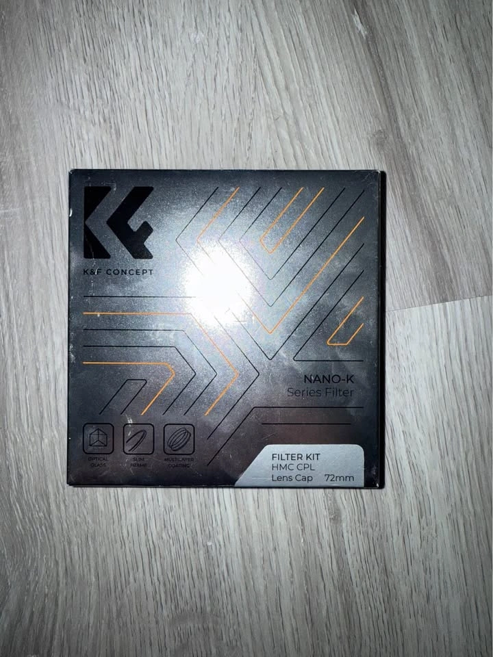 K&F Concept 72mm Polarizing Filter with Lens Cap - photo 3