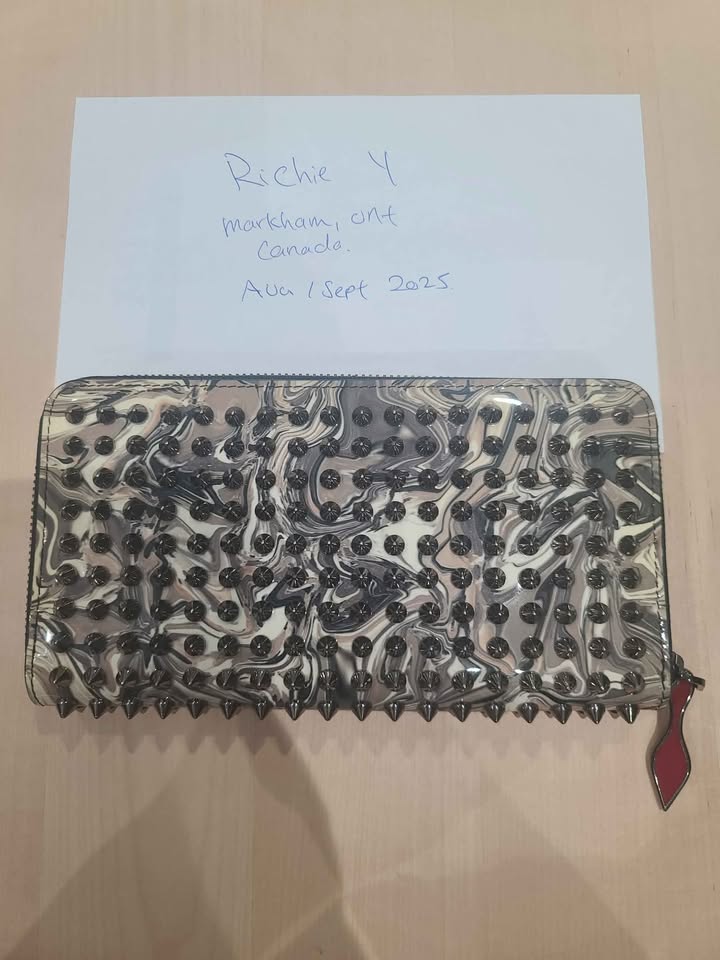 Christian spiked long wallet - photo 2