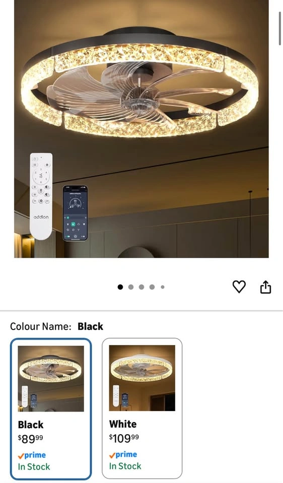Addlon Ceiling Fan with Light and Remote - photo 2