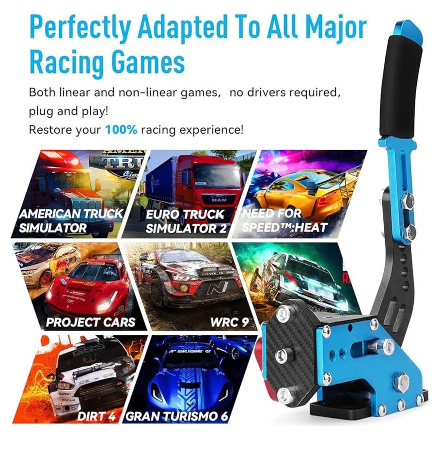 aikeec 64 Bit USB Handbrake for PC Sim Racing - photo 3