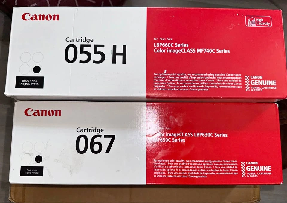 Canon CRG 067 Black & 055 Black High Capacity Toner