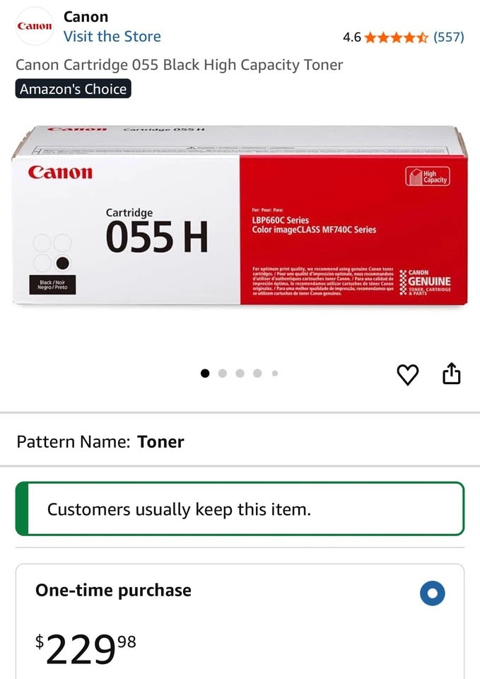 Canon CRG 067 Black & 055 Black High Capacity Toner - photo 5