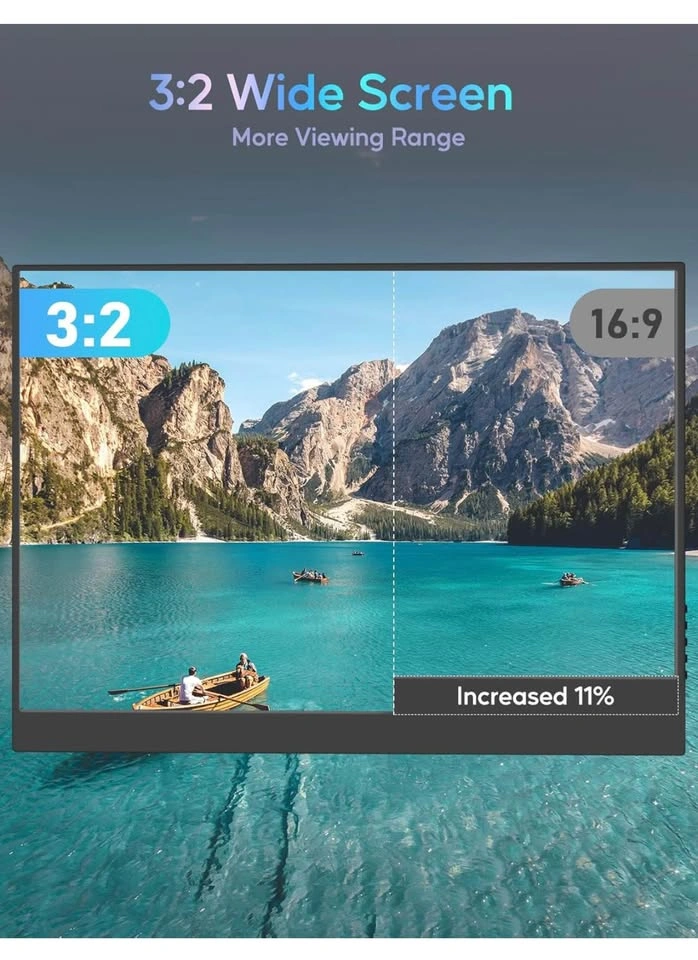 Portable Monitor 14-Inch 2K USB C HDMI Gaming - photo 4