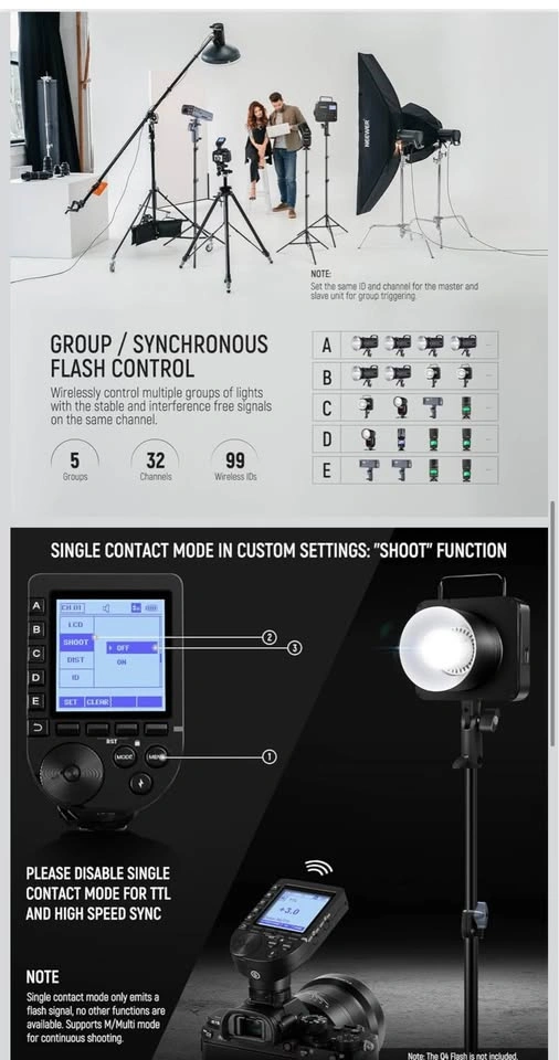 NEEWER QPRO-S TTL Wireless Flash Trigger for Sony - photo 4