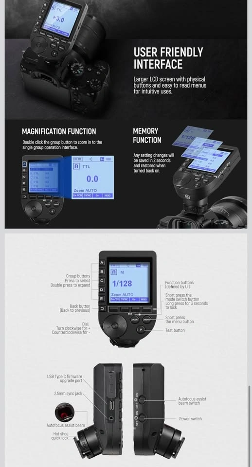 NEEWER QPRO-S TTL Wireless Flash Trigger for Sony - photo 5