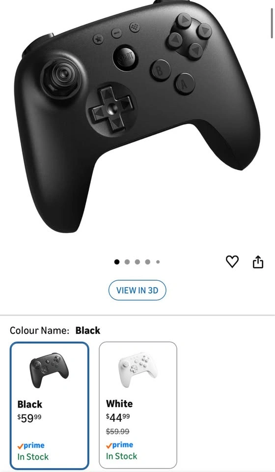 8BitDo 64 Bluetooth Controller (Black) - photo 2