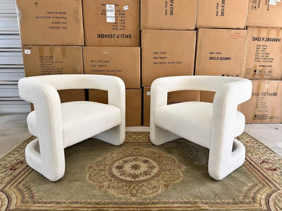 Clearance Sale! Set of 2 Modern Accent Living Room Chairs