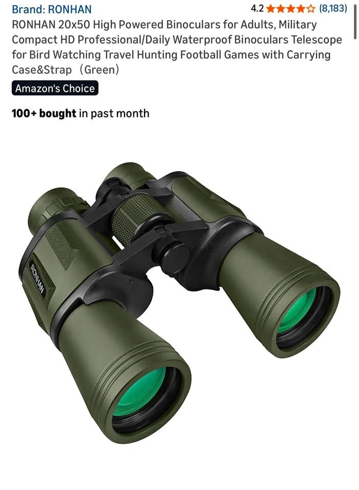 RONHAN 20x50 High Powered Binoculars