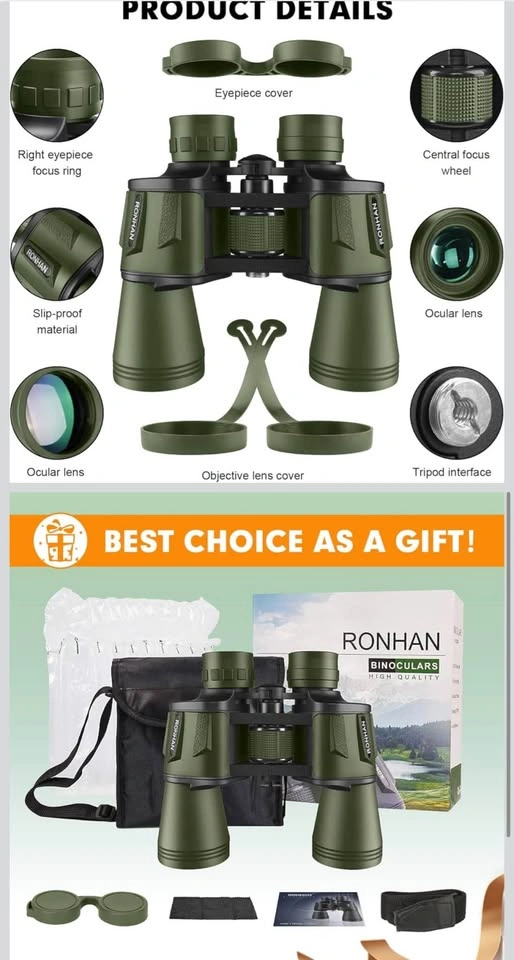 RONHAN 20x50 High Powered Binoculars - photo 4