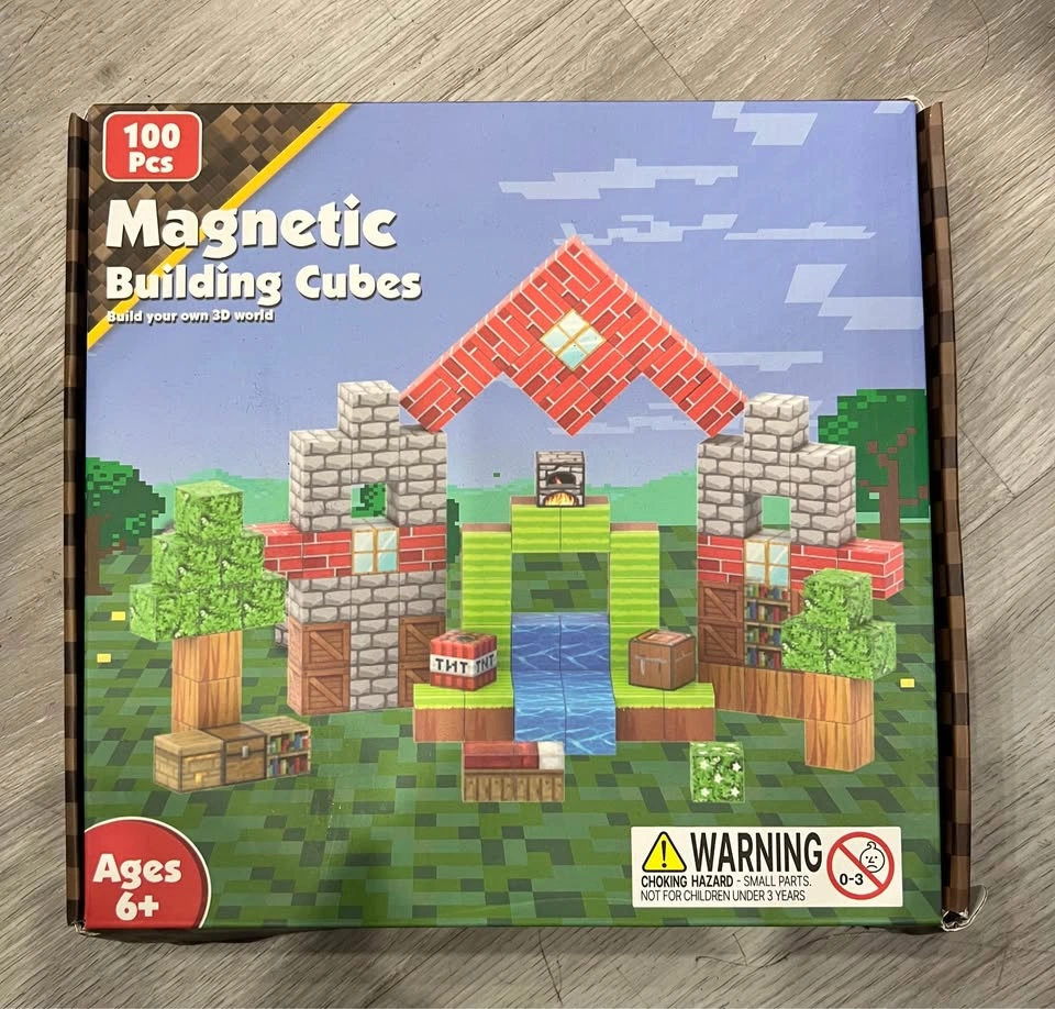 GraceDuck Magnetic Blocks 100PCS Magnet Toy Building Game - photo 3