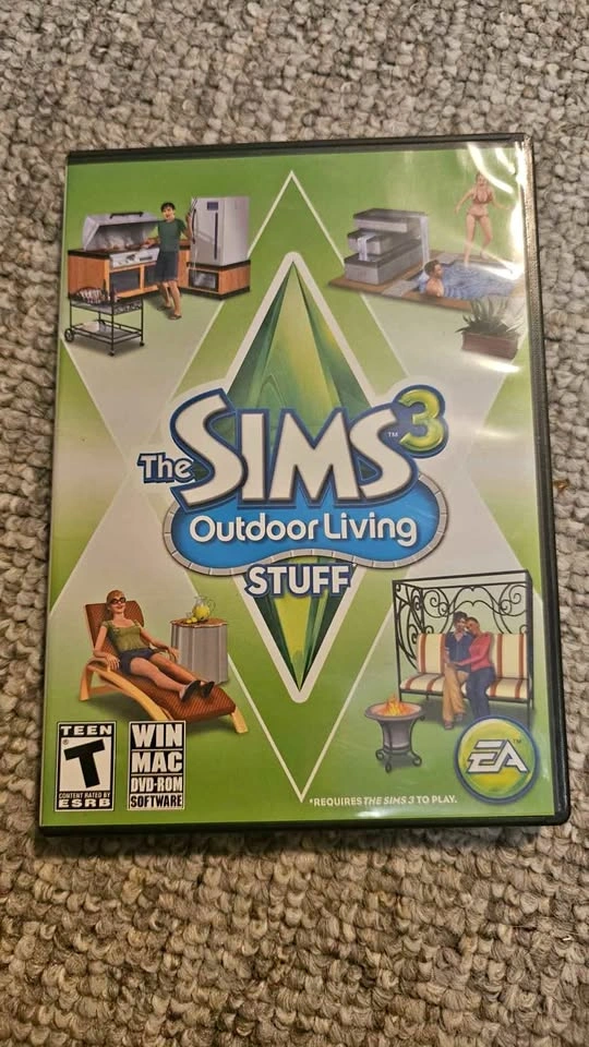 Sims 3 Outdoor Living Disk and Code
