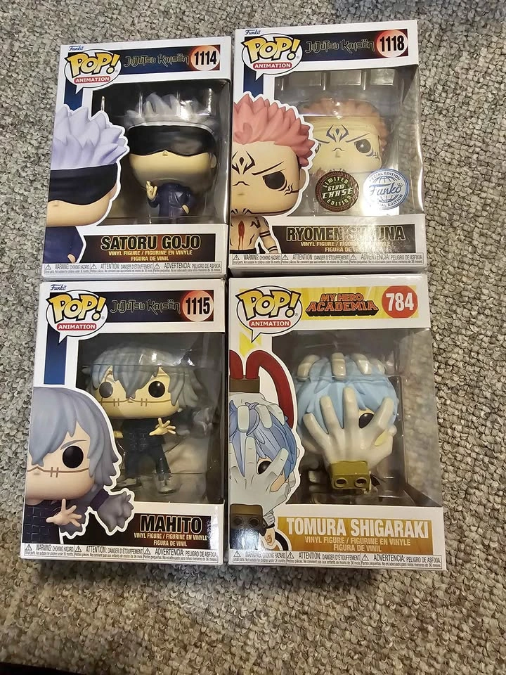 4 Funko Pops for $50