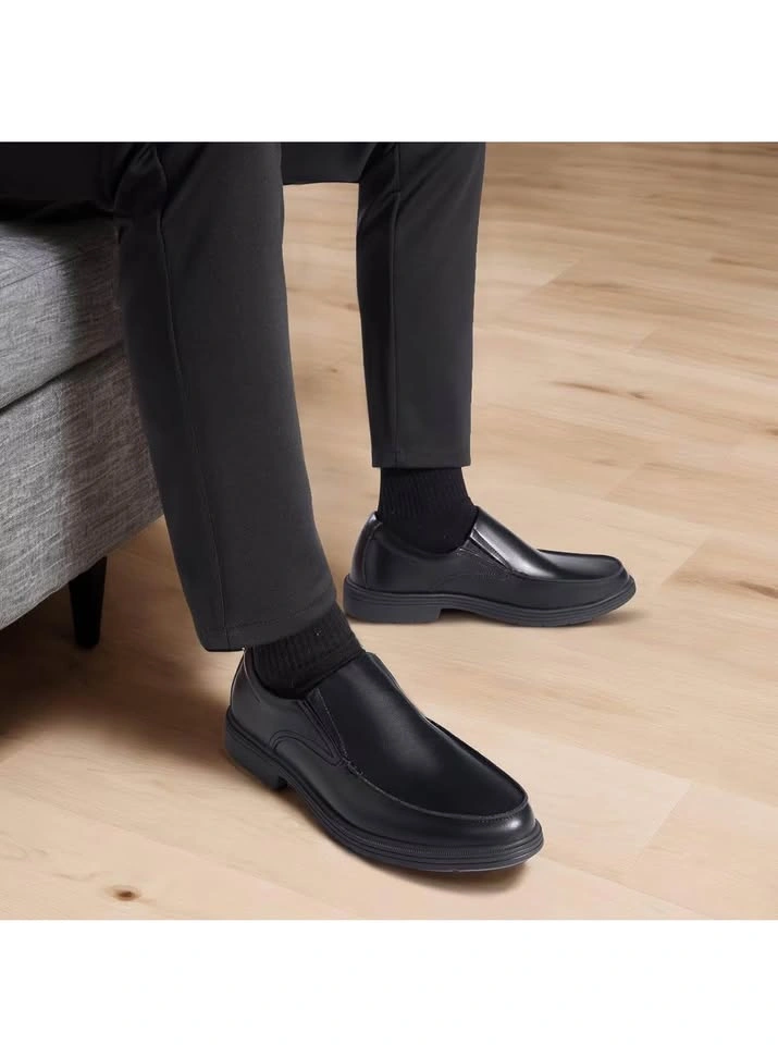 OrthoComfoot Men's Leather Dress Walking Shoes - photo 3