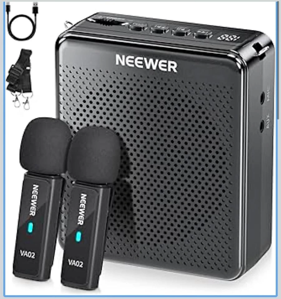 NEEWER VA02 Voice Amplifier with Wireless Mic