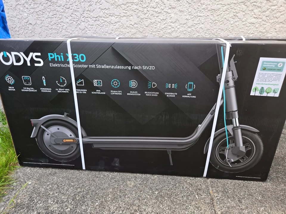 BRAND NEW German Electric Scooter - ODYS Phi X30 | 600W Peak | 3 - photo 2